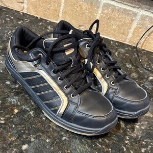 Brunswick Black Leather Bowling Shoes! M7.5 W9